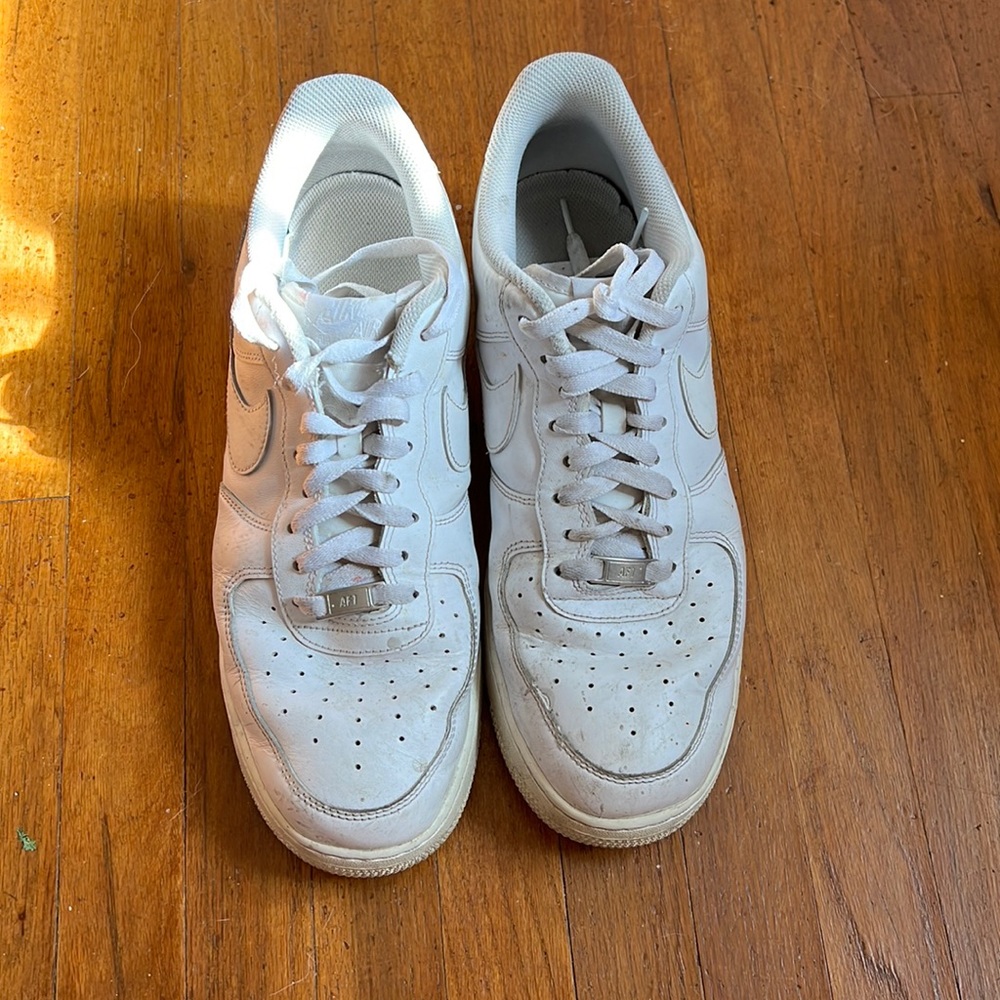 Nike Air Force 1, white, mens size 12